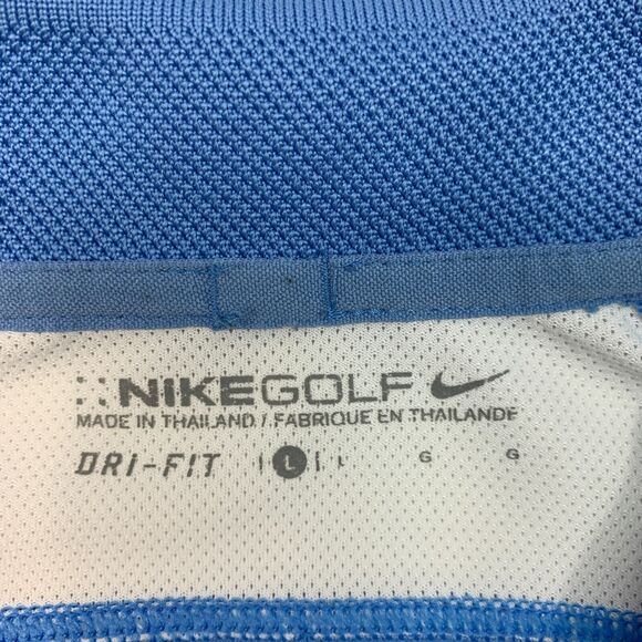 Nike Golf Shirt Mens L Large Dri Fit Performance Polo Moisture Wick Activewear - Picture 4 of 11